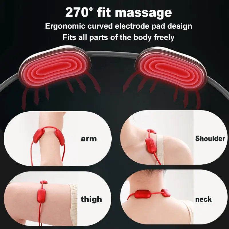 Mini Smart Hanging Neck & Shoulder Massager Cervical Spine Relaxation Grey