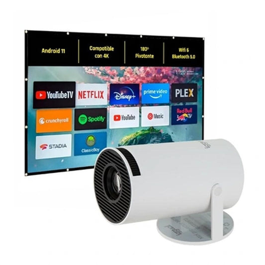 Projector iggual Pack mini proyector + pantalla 120" plegabl HD 1280 x 720 px-0